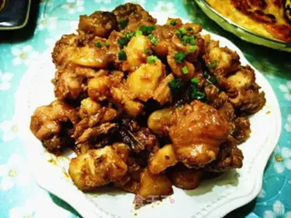 Make Potato chicken step 6
