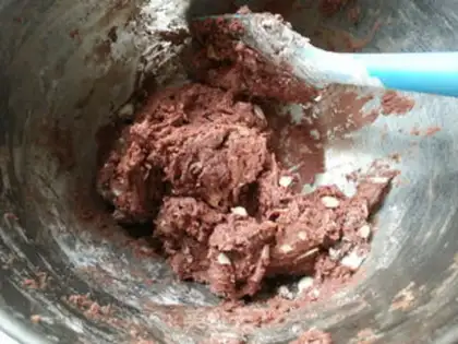 Make Chocolate almond crackers step 5