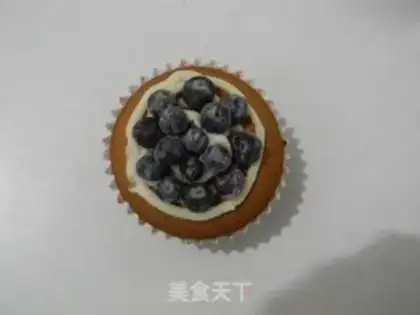 Make Little twilight blueberry cake step 11