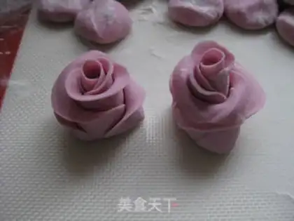 Make The potato roses step 10