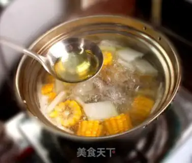 Make Corn melon steak soup step 8