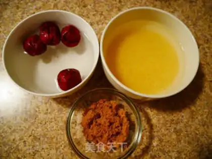 Make Red-tree rice paste step 0