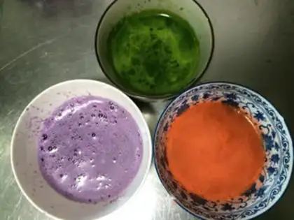 Make Three-coloured bouquets step 5