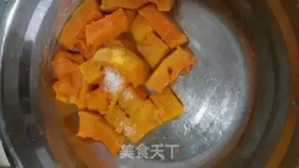 Make Potato pumpkin pie step 1