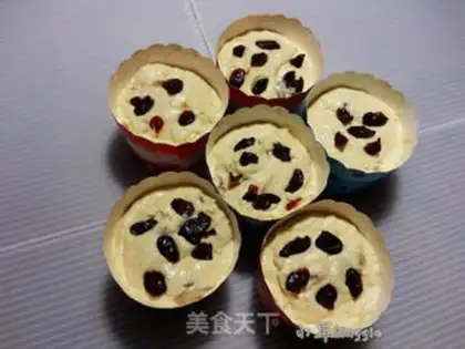 Make Banana cranberry marfin step 15