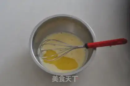 Make Orange cake rolls step 2