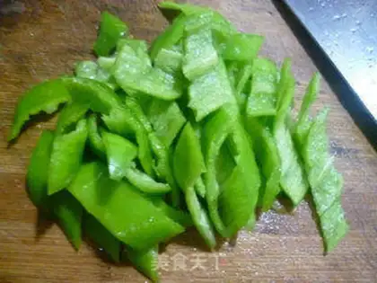 Make Snowbread peppers and fried mushrooms step 2
