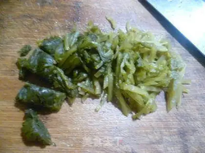 Make Snowbread peppers and fried mushrooms step 3