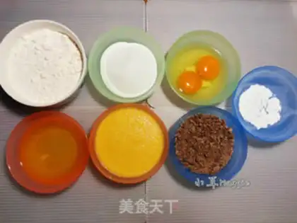 Make Orange chocolate marfin step 0