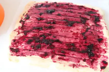 Make Blueberry twirl step 5