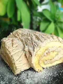 Make Christmas stake cake step 20