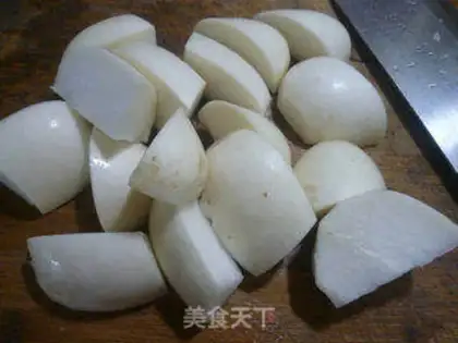 Make Soup and radish step 1