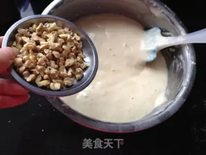 Make Cranberry walnut cake step 4