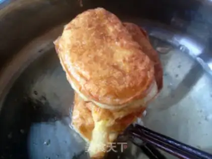 Make Eggs fried head step 7