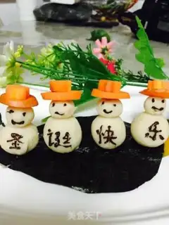 Make Christmas Snowman step 10