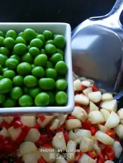Make Chicken with horseshoe peas step 11