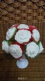 Make Flower cake step 1