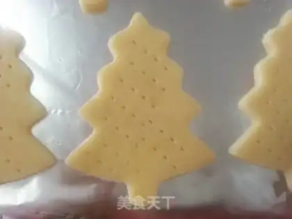 Make Christmas cream almond cookies step 10