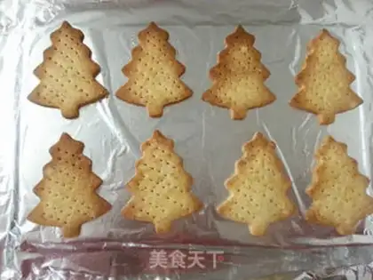 Make Christmas cream almond cookies step 11
