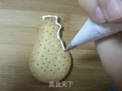 Make Christmas cream almond cookies step 14