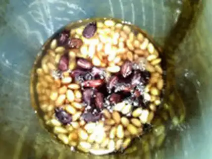 Make Black peanut apple soy step 6