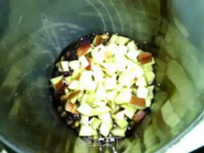 Make Black peanut apple soy step 8