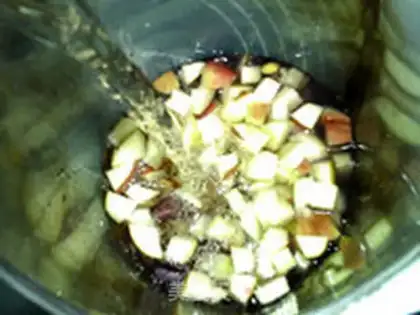 Make Black peanut apple soy step 9