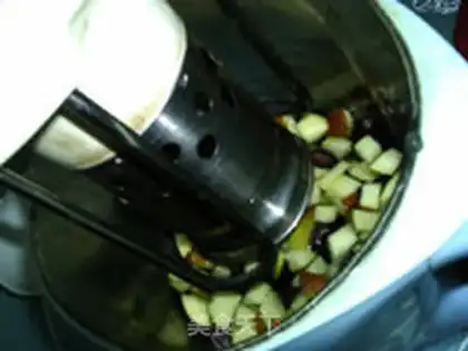 Make Black peanut apple soy step 11