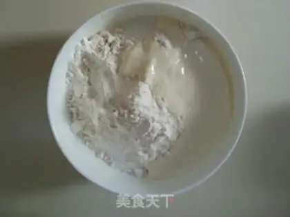 Make Milky coconut silk ball step 0