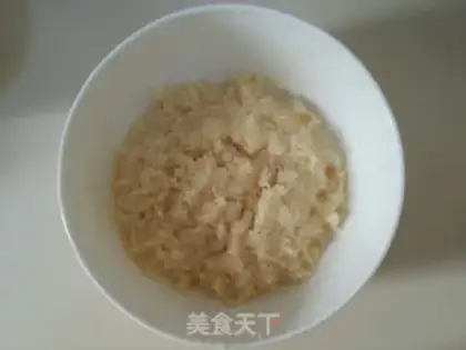 Make Milky coconut silk ball step 3