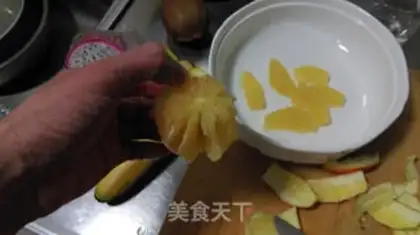 Make Fruit pudding step 0