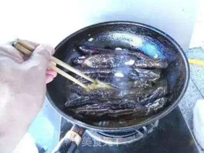 Make Soybeans and eggplant step 5