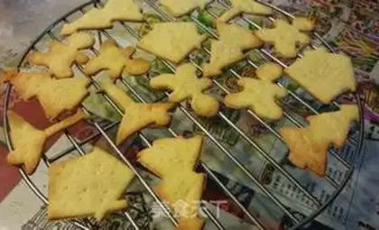 Make Baby-to-child game -- making Christmas cream cookies step 5