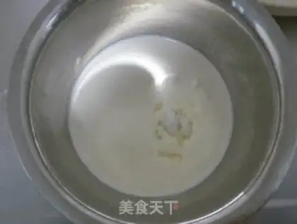 Make Almond cream cake step 1