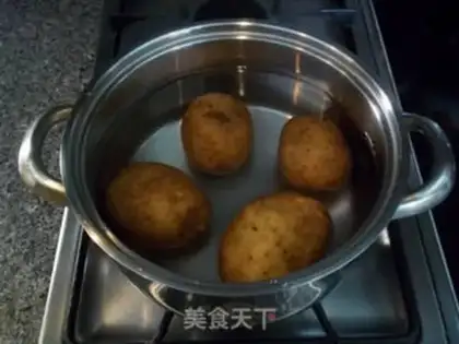 Make Potato carrot salad cake step 1