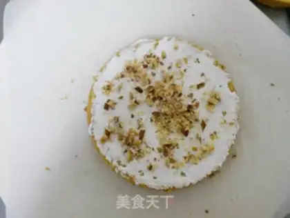 Make Almond cream cake step 3