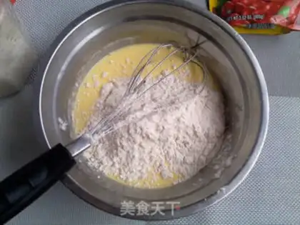 Make Double yogurt cake step 3