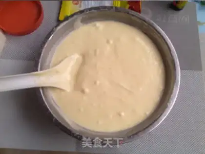 Make Double yogurt cake step 8