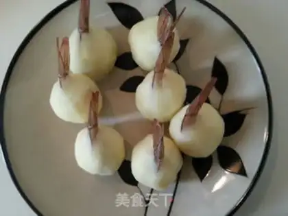 Make Pixie-tail shrimp ball step 6