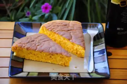 Make Pumpkin Swiss cake step 5
