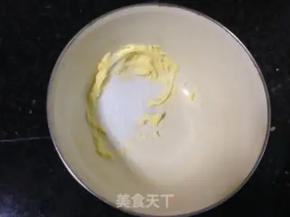 Make Salted eggs, green beans, pineapple step 1
