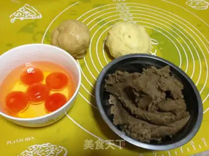 Make Salted eggs, green beans, pineapple step 6