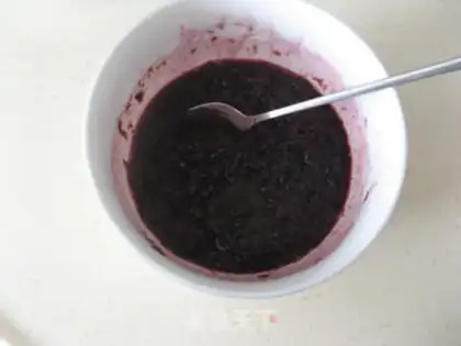 Make violet steam step 3
