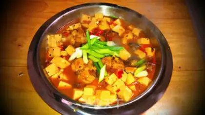 Make Dry tofu fish step 5