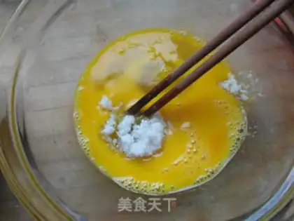 Make Steam sponge cake step 1