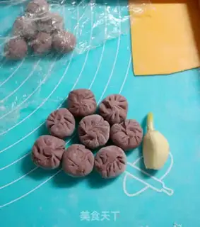 Make violet steam step 12