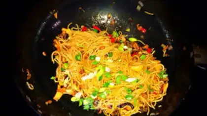 Make Abalone fried rice powder step 6