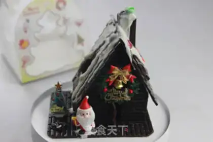Make Christmas chocolate house step 13