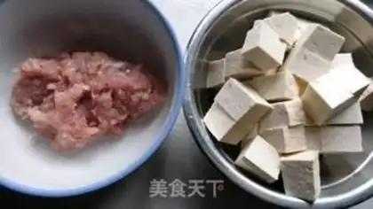 Make Meat and tofu step 0