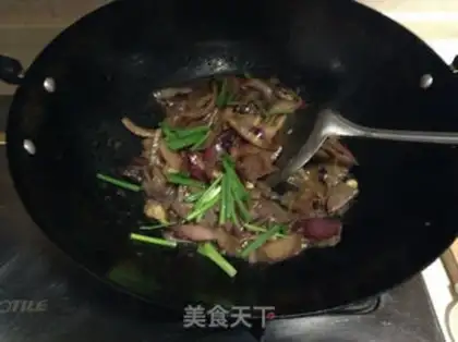 Make Onion fried liver step 4